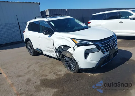2025 Nissan Rogue Platinum Intelligent Awd from USA, damaged, VIN JN8BT3DD3SW300599